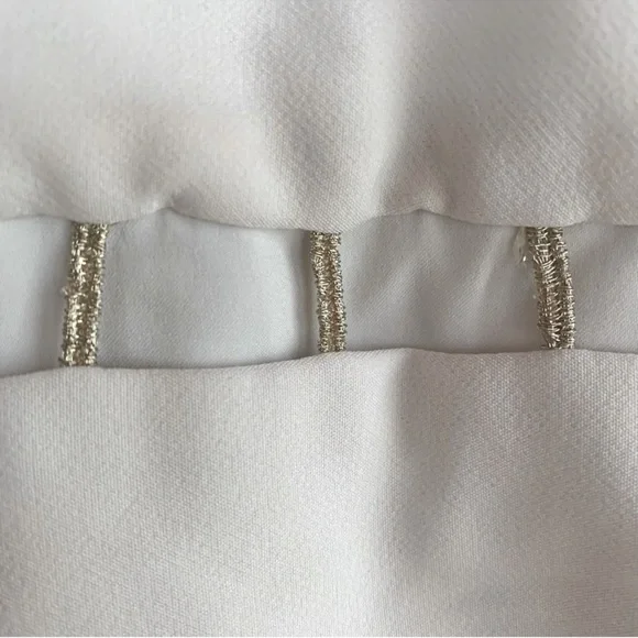 FINDERS KEEPERS TAILSMAN COCKTAIL MINI DRESS XLARGE IVORY LIKE NEW - Picture 10 of 10